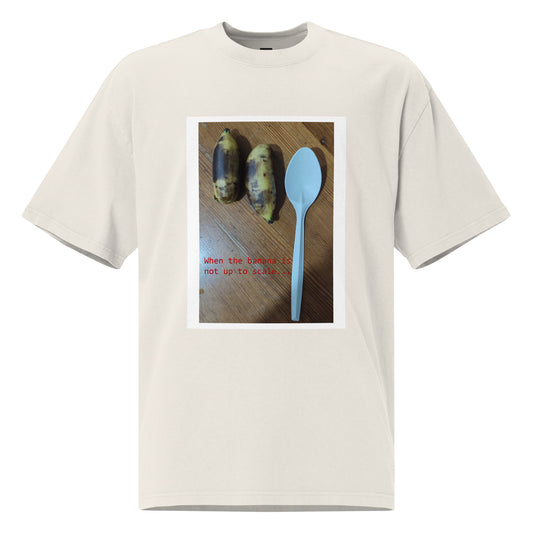 Banana for Scale Faded Oversized Tee