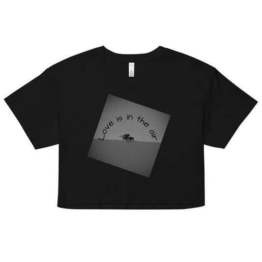 Love Is In The Air Cropped Tee