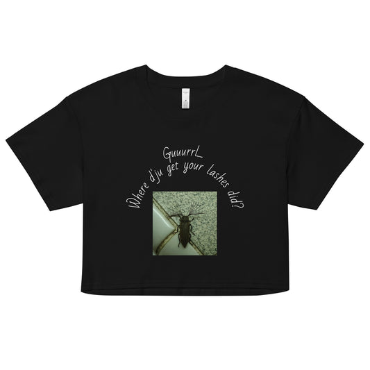 Lashes for days Cropped Tee